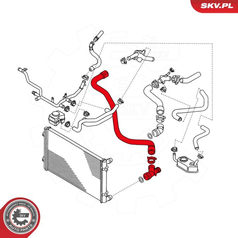 ESEN SKV Kühlerschlauch 24SKV344 ESEN SKV Kühlerschlauch 24SKV344