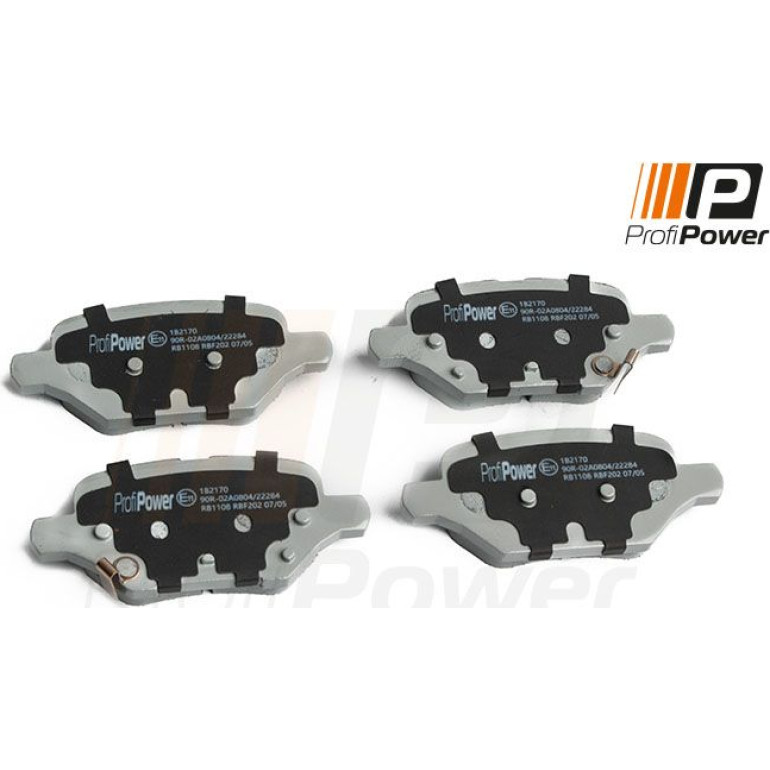 PROFIPOWER Bremsbelagsatz, Scheibenbremse 1B2170 PROFIPOWER Bremsbelagsatz, Scheibenbremse 1B2170
