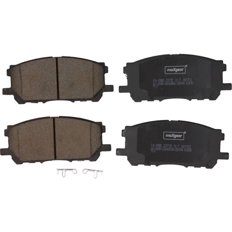 Bremsbelagsatz Toyota P. Lexus Rx300 03 19-2880 Bremsbelagsatz Toyota P. Lexus Rx300 03 19-2880