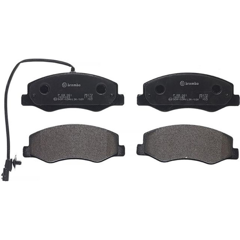 BREMBO Bremsklötze HA P 68 061 BREMBO Bremsklötze HA P 68 061