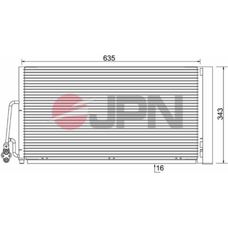 JPN Kondensator, Klimaanlage 60C9087-JPN JPN Kondensator, Klimaanlage 60C9087-JPN