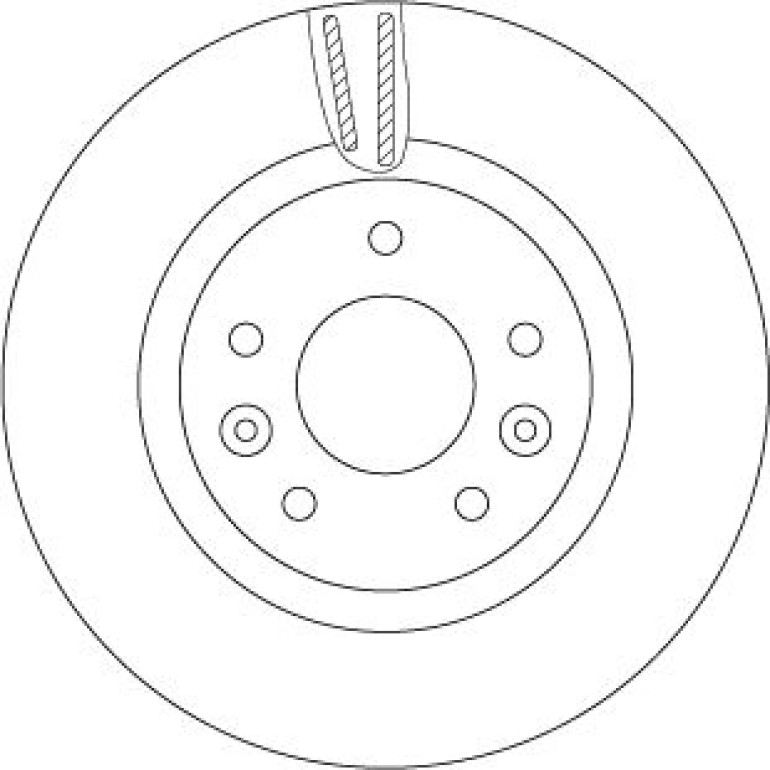 72 481 069 Bremsscheibe VA DF6786 72 481 069 Bremsscheibe VA DF6786