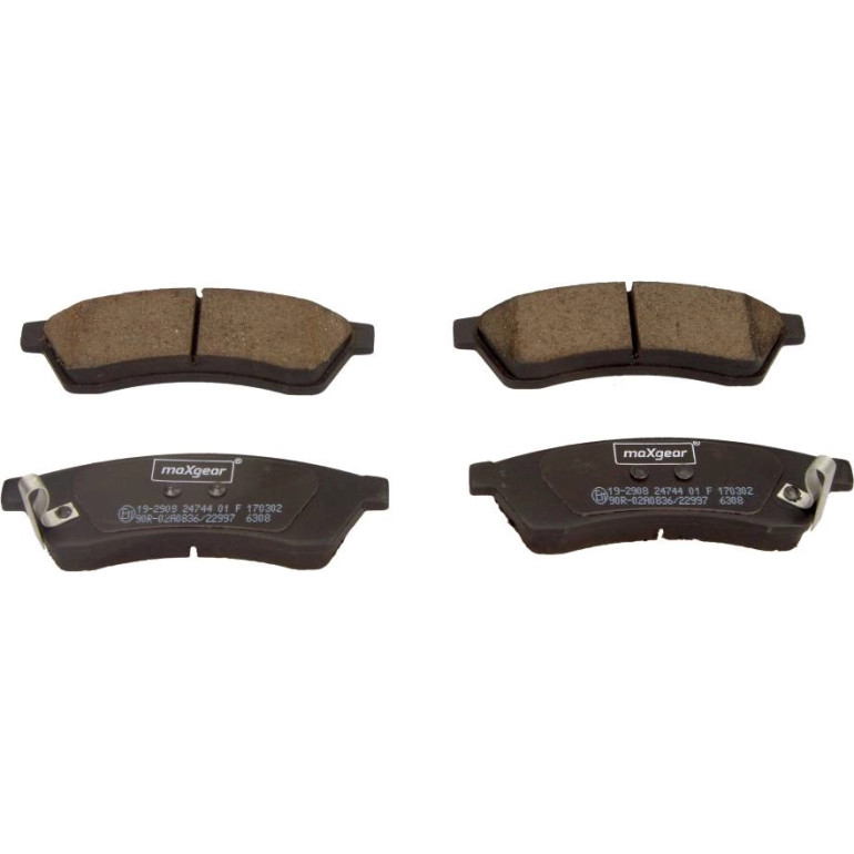 Bremsbelagsatz Chevrolet T. Epica 1.8/2.0/2.5 06 19-2908 Bremsbelagsatz Chevrolet T. Epica 1.8/2.0/2.5 06 19-2908