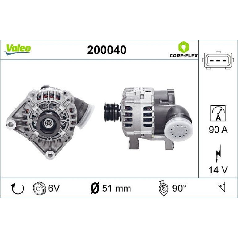 VALEO Generator 200040 VALEO Generator 200040