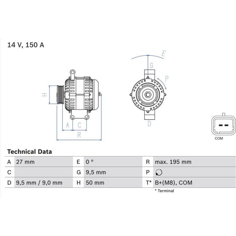 Lichtmaschine 0 986 081 820 Lichtmaschine 0 986 081 820