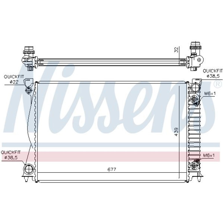 Wasserkühler PKW 60233A