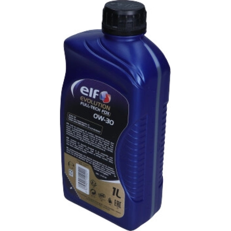 Elf Evolution Full Tech FDX 0W-30 1 Liter 225541 Elf Evolution Full Tech FDX 0W-30 1 Liter 225541