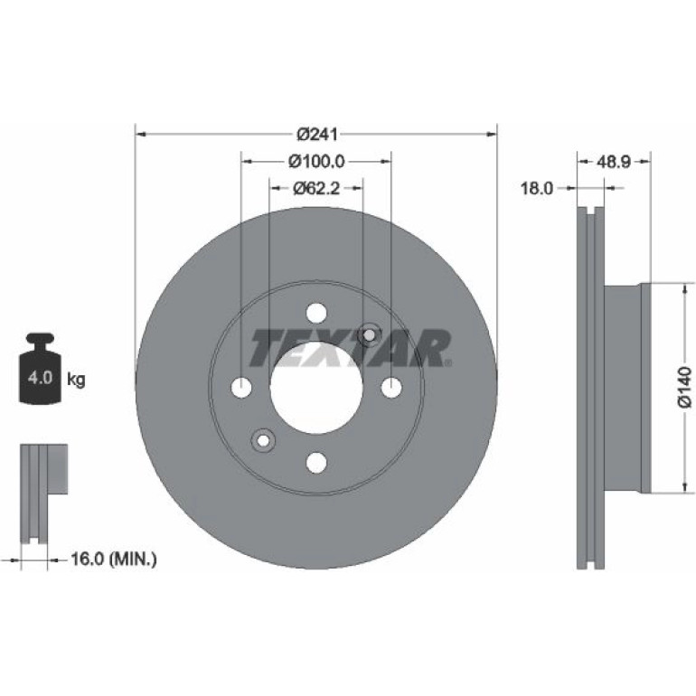 Bremsscheibe Hyundai P. I10 1.0-1.2 08 92147103 Bremsscheibe Hyundai P. I10 1.0-1.2 08 92147103