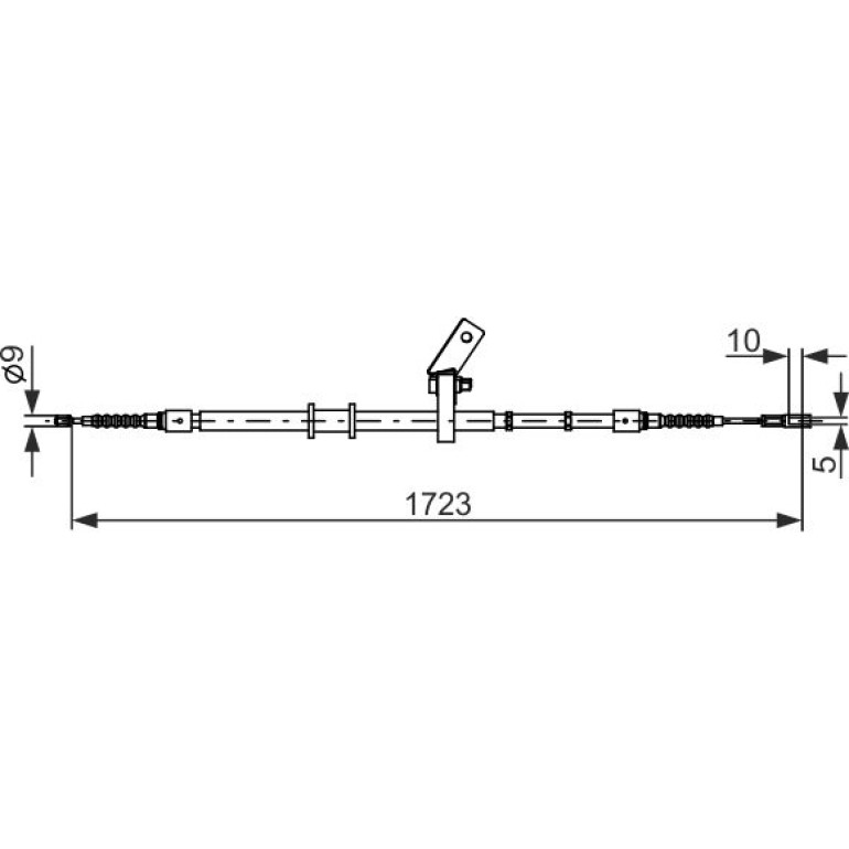 Handbremsseil li 1987482268 Handbremsseil li 1987482268