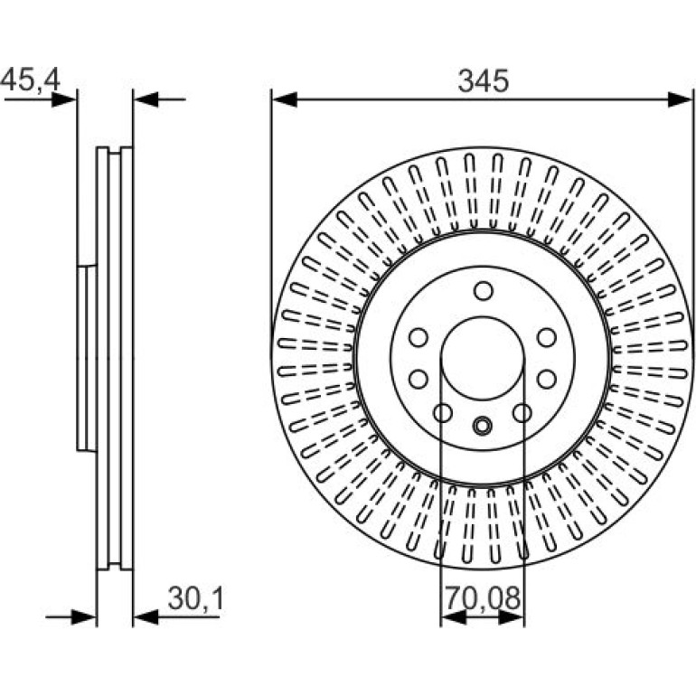 10 481 046 Bremsscheibe VA 0 986 479 A24 10 481 046 Bremsscheibe VA 0 986 479 A24