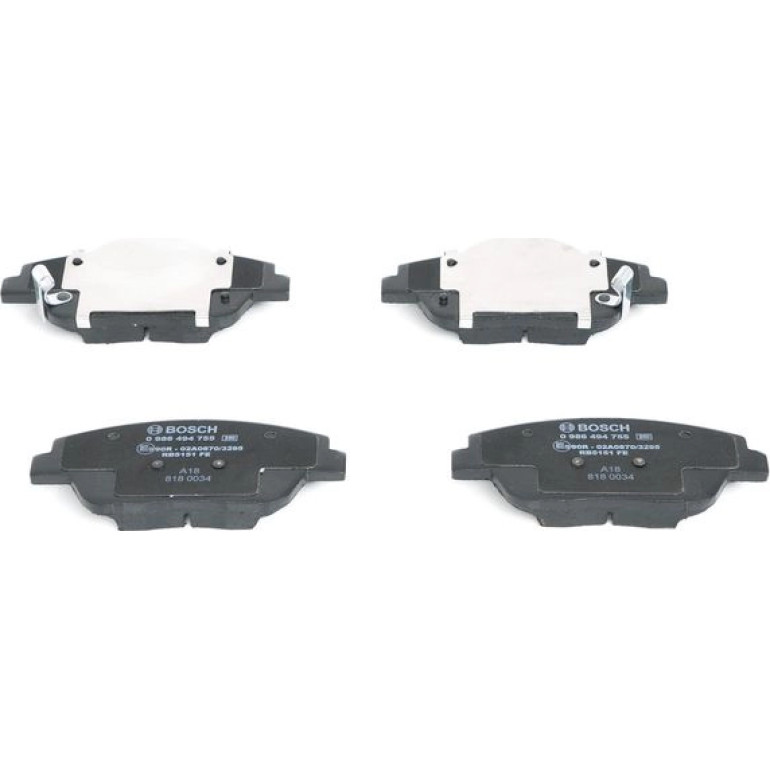 Bremsklötze Premium 0 986 494 755 Bremsklötze Premium 0 986 494 755