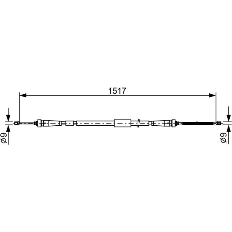 Handbremsseil li 1987482639 Handbremsseil li 1987482639