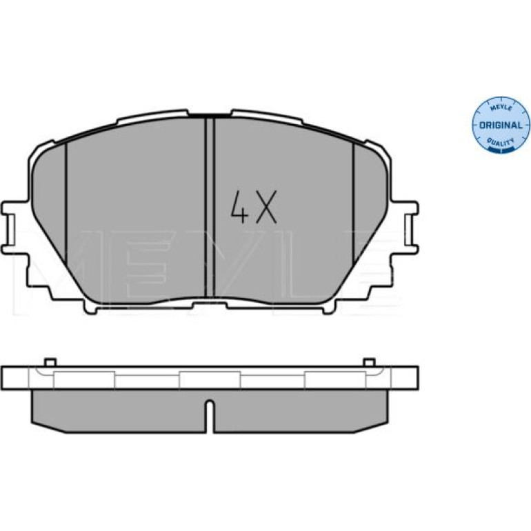 Bremsbelagsatz Toyota P. Yaris 06- Ver. Japan 025 247 0817 Bremsbelagsatz Toyota P. Yaris 06- Ver. Japan 025 247 0817