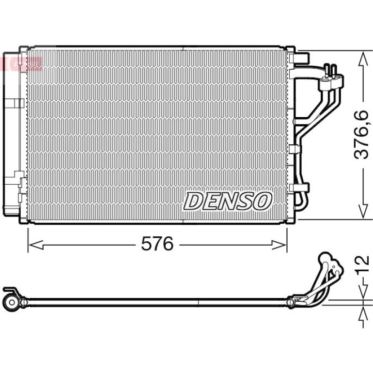 DENSO Kondensator, Klimaanlage DCN41010 DENSO Kondensator, Klimaanlage DCN41010