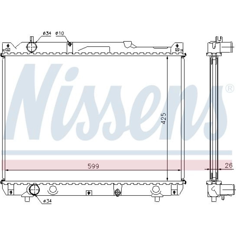 Wasserkühler PKW 64196A Wasserkühler PKW 64196A