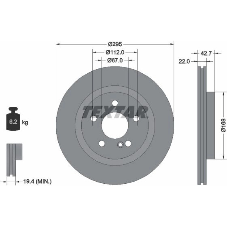 Bremsscheibe Db T. C117/X117 2.0-2.2 Cdi 14 92286903 Bremsscheibe Db T. C117/X117 2.0-2.2 Cdi 14 92286903