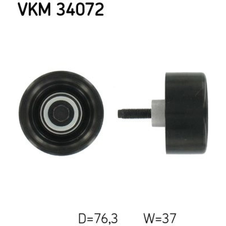Umlenkrolle Multi-V VKM 34072 Umlenkrolle Multi-V VKM 34072