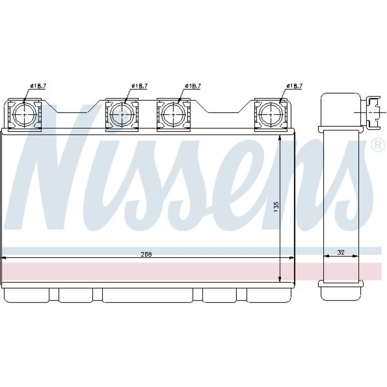 Heizkühler PKW 70515 Heizkühler PKW 70515