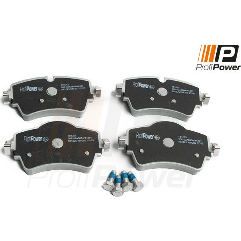 PROFIPOWER Bremsbelagsatz, Scheibenbremse 1B1265 PROFIPOWER Bremsbelagsatz, Scheibenbremse 1B1265