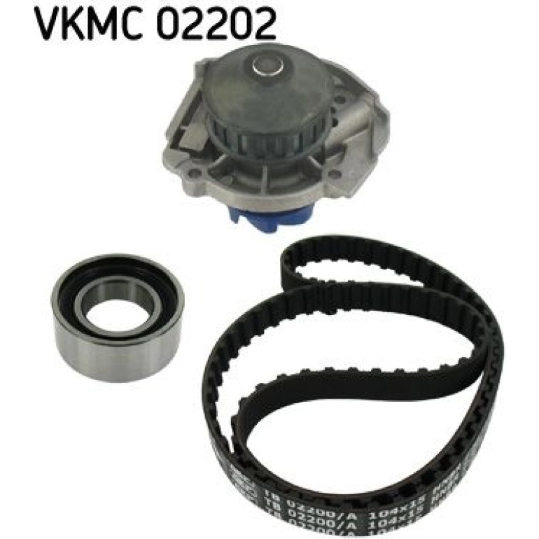SKF Wasserpumpe + Zahnriemensatz VKMC 02202 SKF Wasserpumpe + Zahnriemensatz VKMC 02202