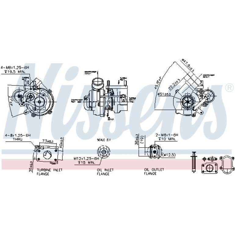 NISSENS Turbolader 93158