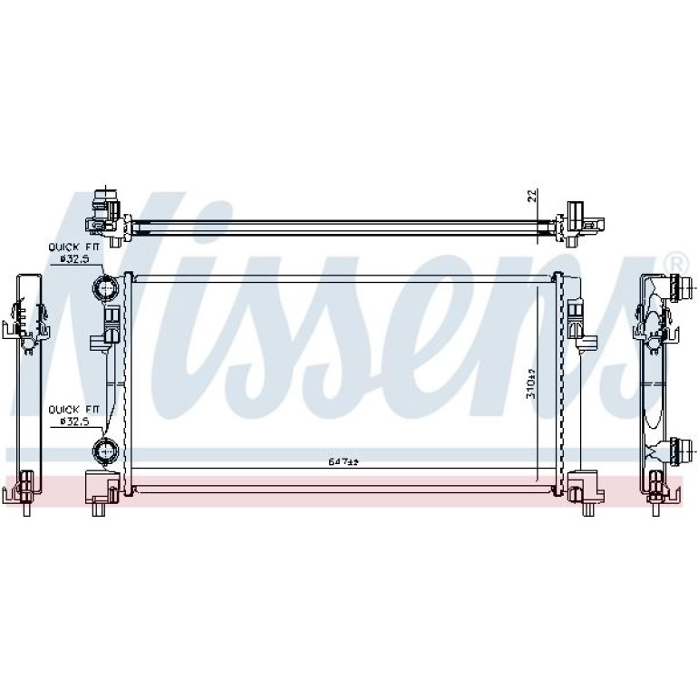 Wasserkühler PKW 64106 Wasserkühler PKW 64106