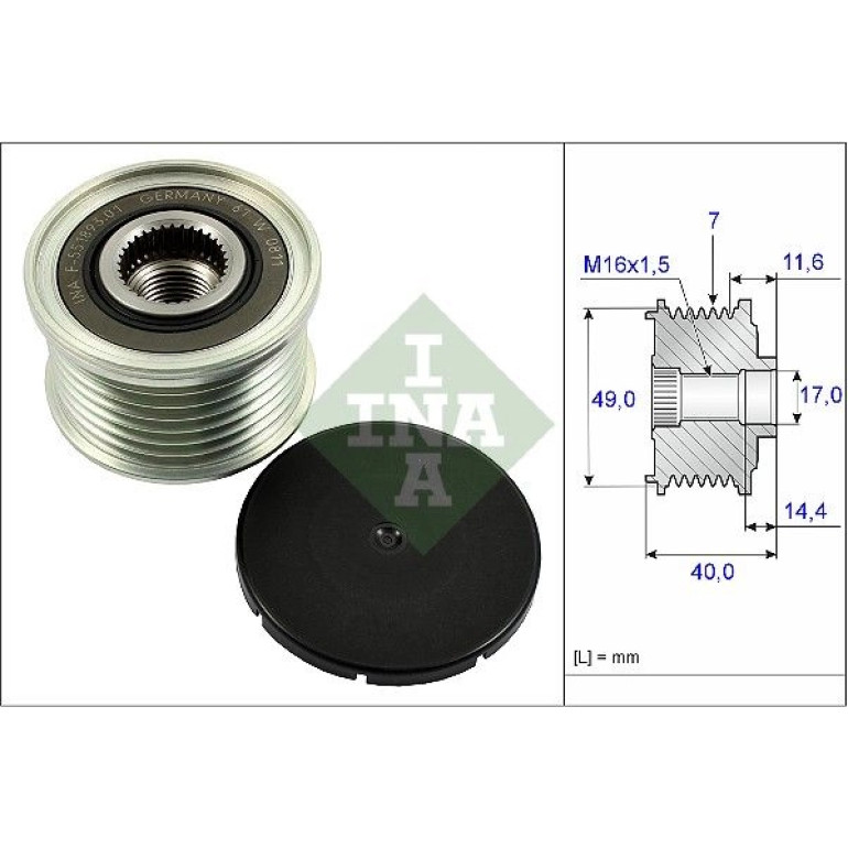 Generatorfreilauf 535 0254 10 Generatorfreilauf 535 0254 10