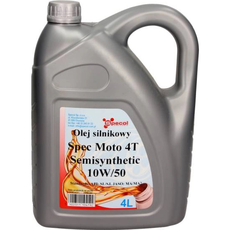Ol Specol 10W50 4L Spec Moto 4 101938 Ol Specol 10W50 4L Spec Moto 4 101938