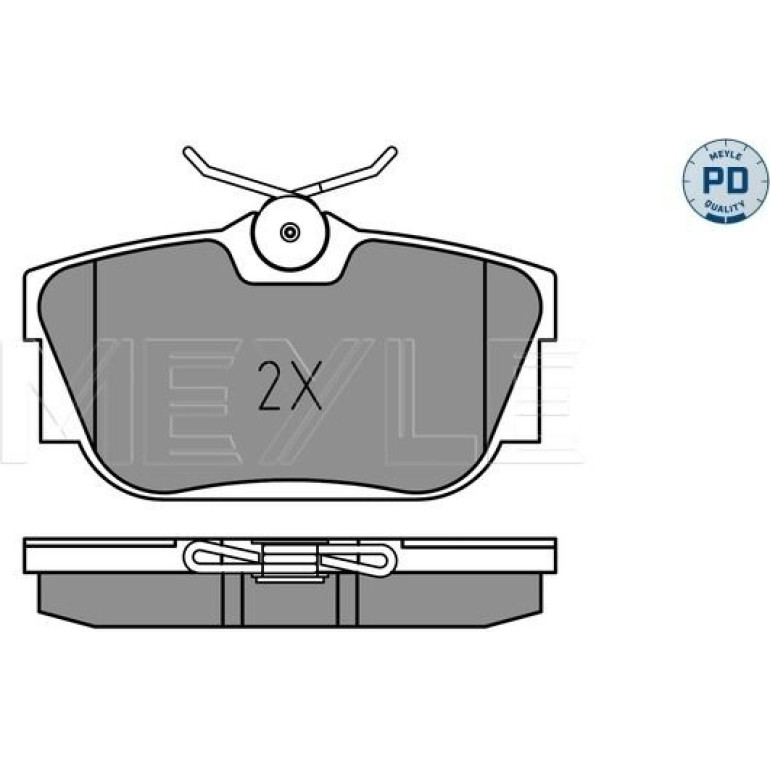 Bremsklötze HA Platinum 025 234 4616/PD Bremsklötze HA Platinum 025 234 4616/PD