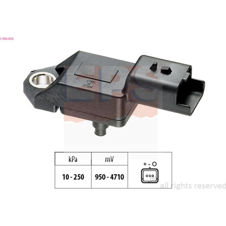 Luftdrucksensor, Saugrohrdruck 1.993.034 Luftdrucksensor, Saugrohrdruck 1.993.034
