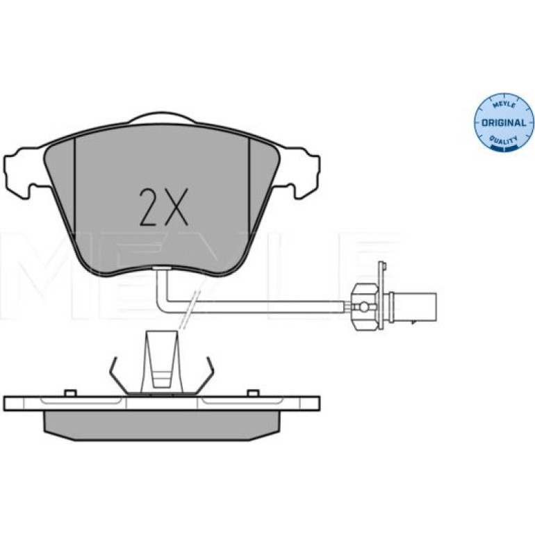 Bremsbelagsatz Vw S. A6 97- Mit Sensor 025 237 6220/W Bremsbelagsatz Vw S. A6 97- Mit Sensor 025 237 6220/W