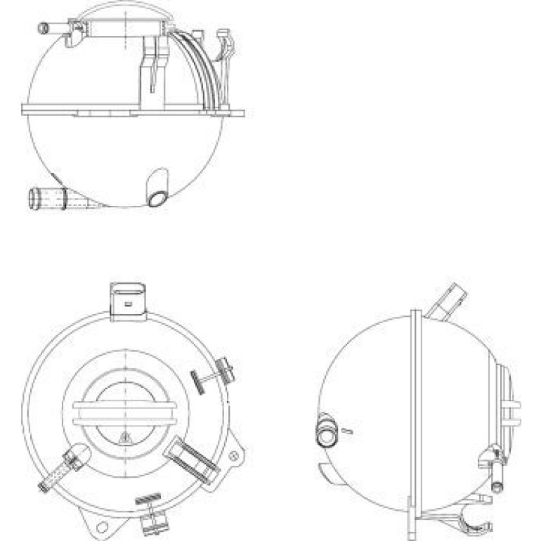 Ausgleichsbehälter, Kühlmittel 454082 Ausgleichsbehälter, Kühlmittel 454082