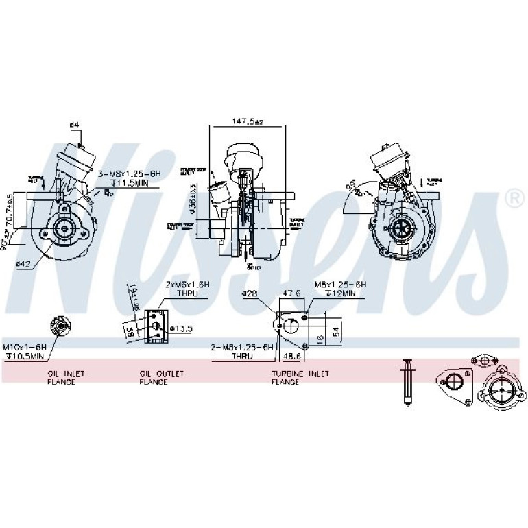 NISSENS Turbolader 93226 NISSENS Turbolader 93226