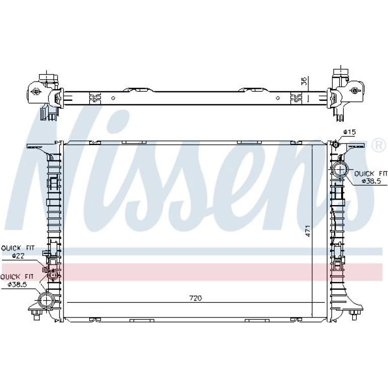 Wasserkühler PKW 60359 Wasserkühler PKW 60359
