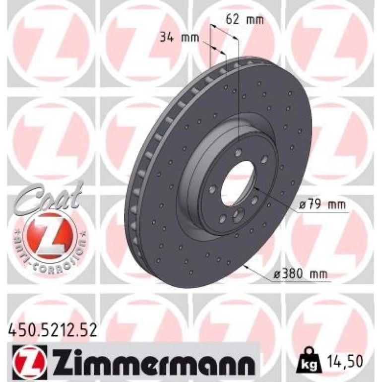Bremsscheibe VA Sport 450.5212.52 Bremsscheibe VA Sport 450.5212.52