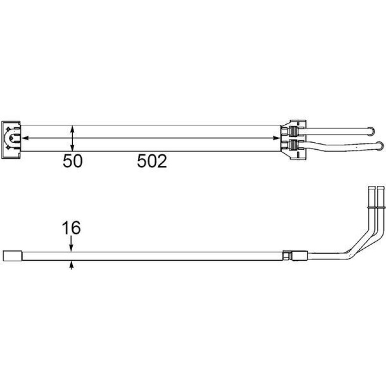 MAHLE Ölkühler, Lenkung CLC 109 000P MAHLE Ölkühler, Lenkung CLC 109 000P