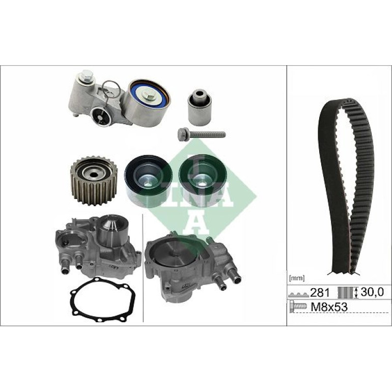 Wasserpumpe + Zahnriemensatz 530 0563 30 Wasserpumpe + Zahnriemensatz 530 0563 30