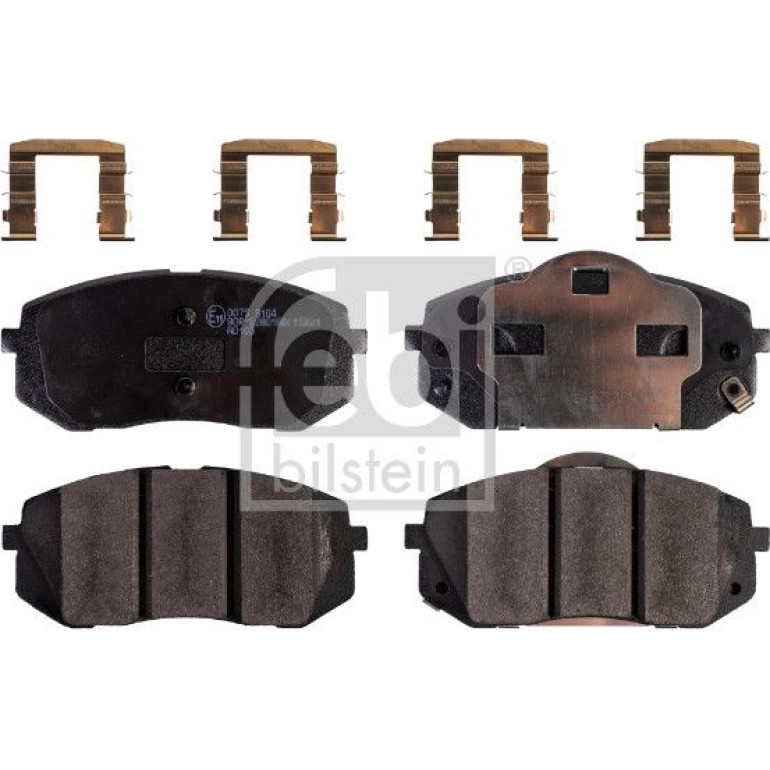 FEBI BILSTEIN Bremsbelagsatz, Scheibenbremse 116410 FEBI BILSTEIN Bremsbelagsatz, Scheibenbremse 116410