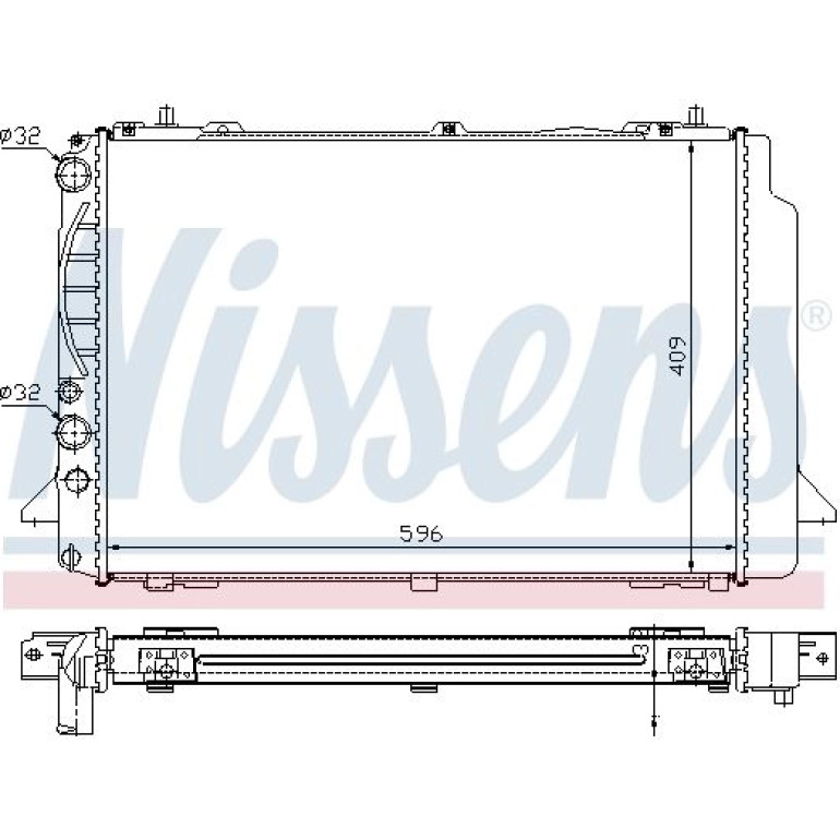 Wasserkühler PKW 60466A Wasserkühler PKW 60466A