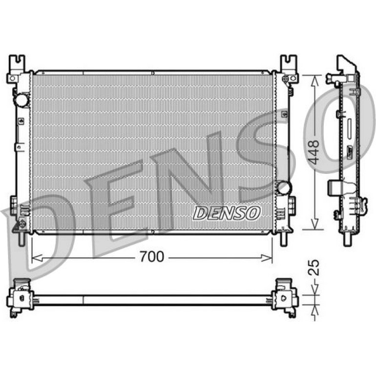 DENSO Motorkühler DRM06001 DENSO Motorkühler DRM06001