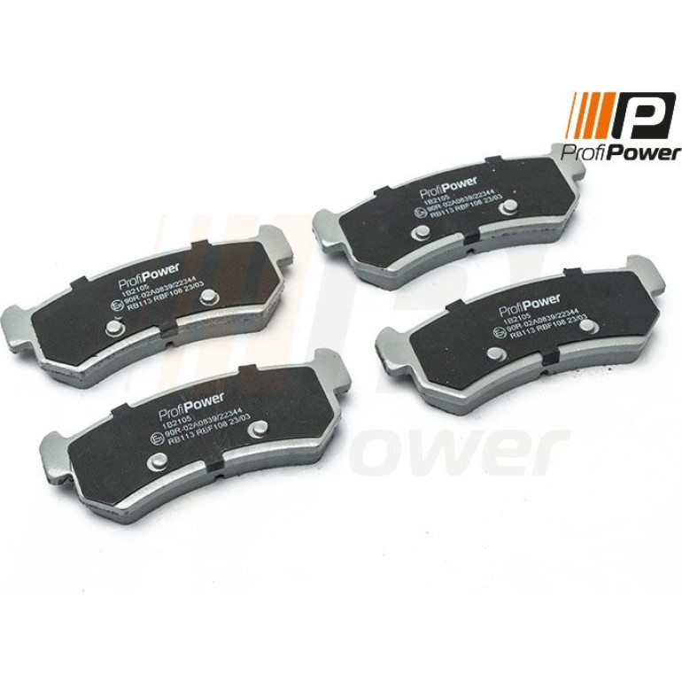 PROFIPOWER Bremsbelagsatz, Scheibenbremse 1B2105 PROFIPOWER Bremsbelagsatz, Scheibenbremse 1B2105