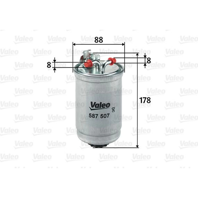 VALEO Kraftstofffilter 587507 VALEO Kraftstofffilter 587507