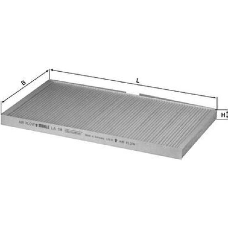 MAHLE Filter, Innenraumluft LA 58