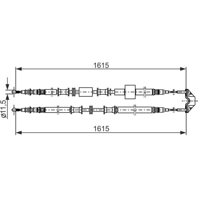 Handbremsseil 1987477935 Handbremsseil 1987477935