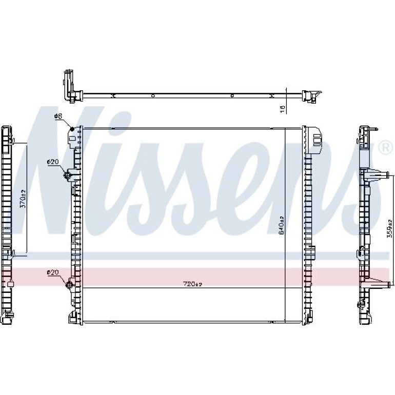 Wasserkühler PKW 606979 Wasserkühler PKW 606979
