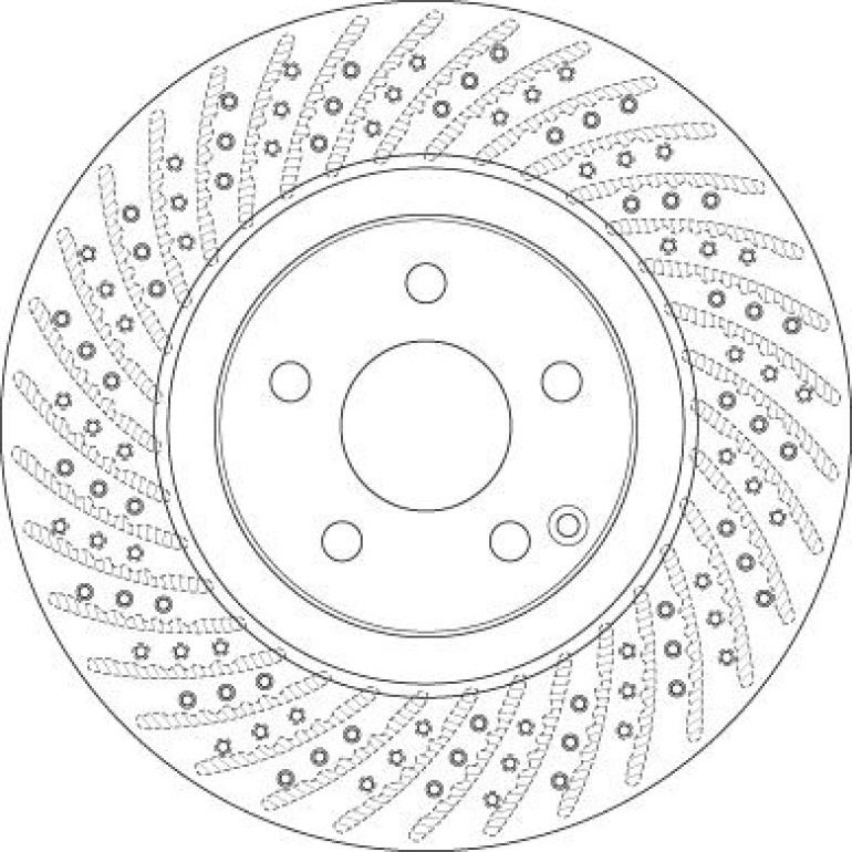 15 481 110 Bremsscheibe VA DF6433S 15 481 110 Bremsscheibe VA DF6433S