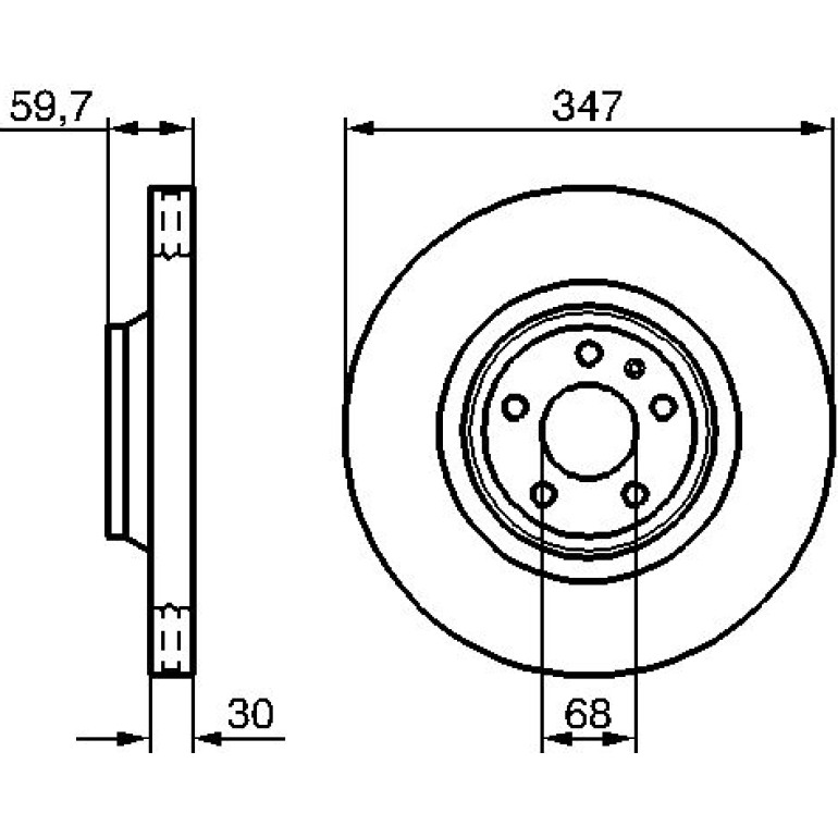 Bremsscheibe VA 0 986 479 260 Bremsscheibe VA 0 986 479 260