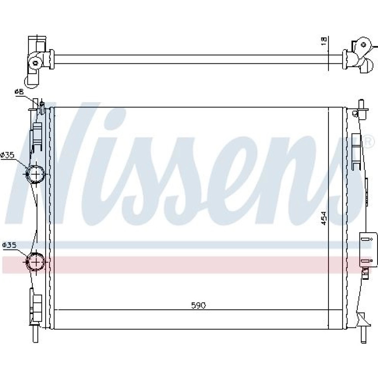 Wasserkühler PKW 67368 Wasserkühler PKW 67368