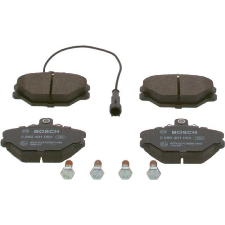 Bosch Bremsbelagsatz 0 986 491 050 Bosch Bremsbelagsatz 0 986 491 050