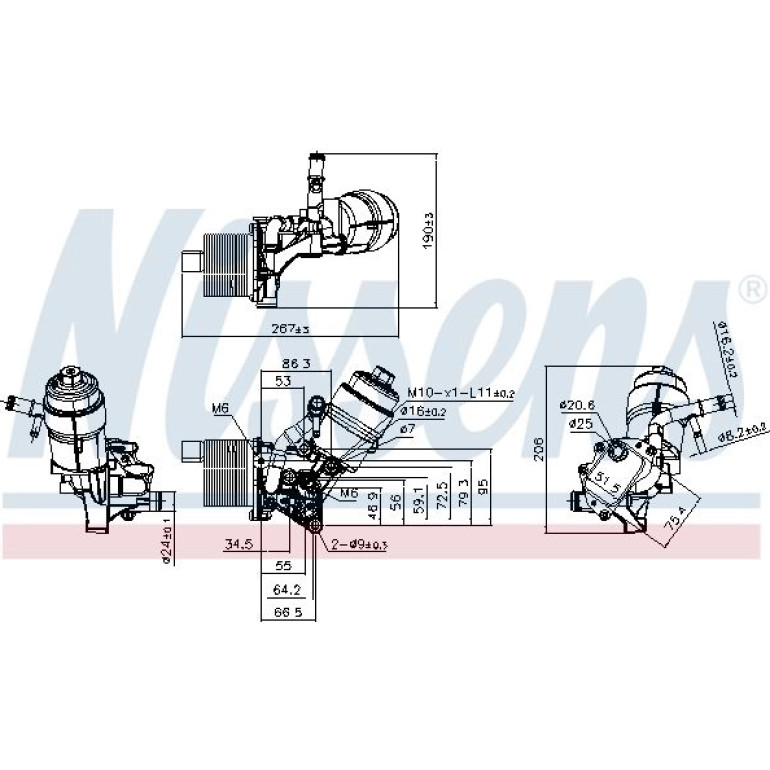 Ölkühler PKW 91161 Ölkühler PKW 91161